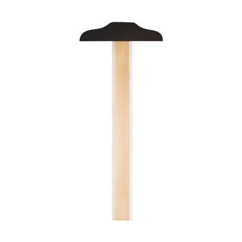 Wood T-square with fixed head