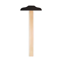 Wood T-square with fixed head