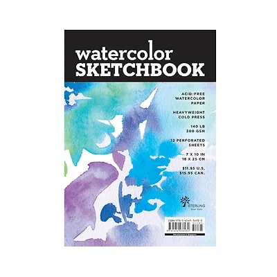 Watercolor Sketchbook : Medium Black Fliptop Spiral - éd. anglaise