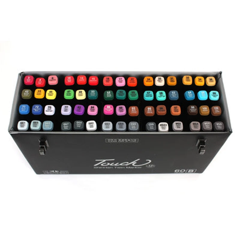 60-Piece Touch Twin Marker Complimentary Set