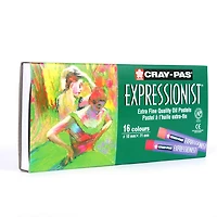 Sakura 16 oil pastels round