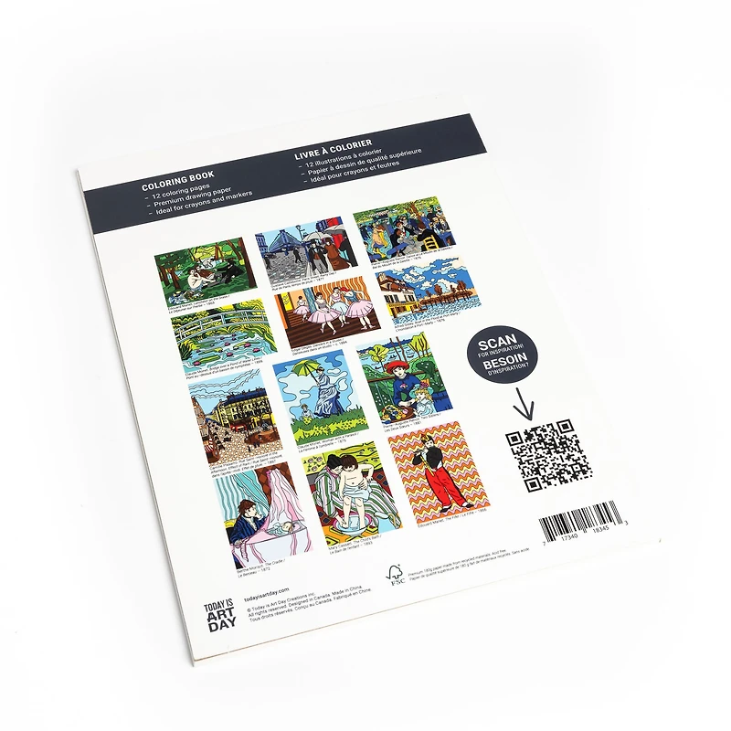 Colouring Book: Impressionism - éd. anglaise