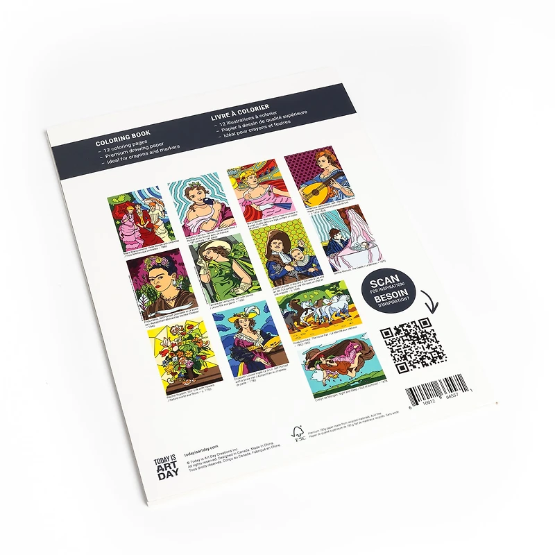 Colouring Book: Women in Art