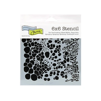 Plastic Stencil - Cell Theory, 6 x 6 in