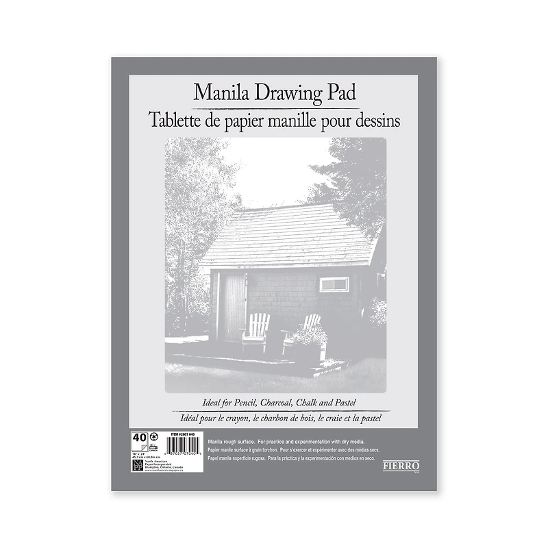 Manila Paper Pad - 18 x 24 in