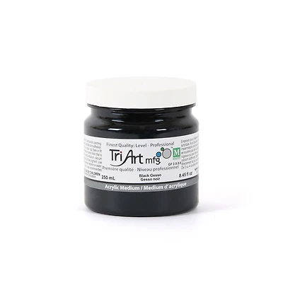 Black Gesso Acrylic Medium - 250 ml