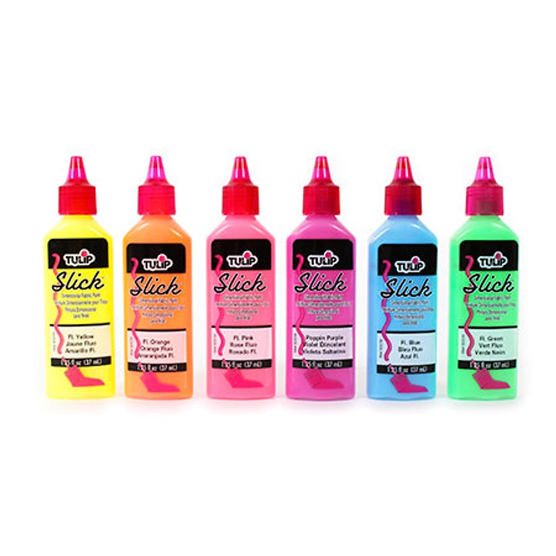Set of Dimensional Fabric Paints – Neon