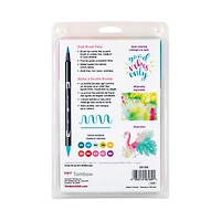 10-Pack Dual Brush Pens - Tropical