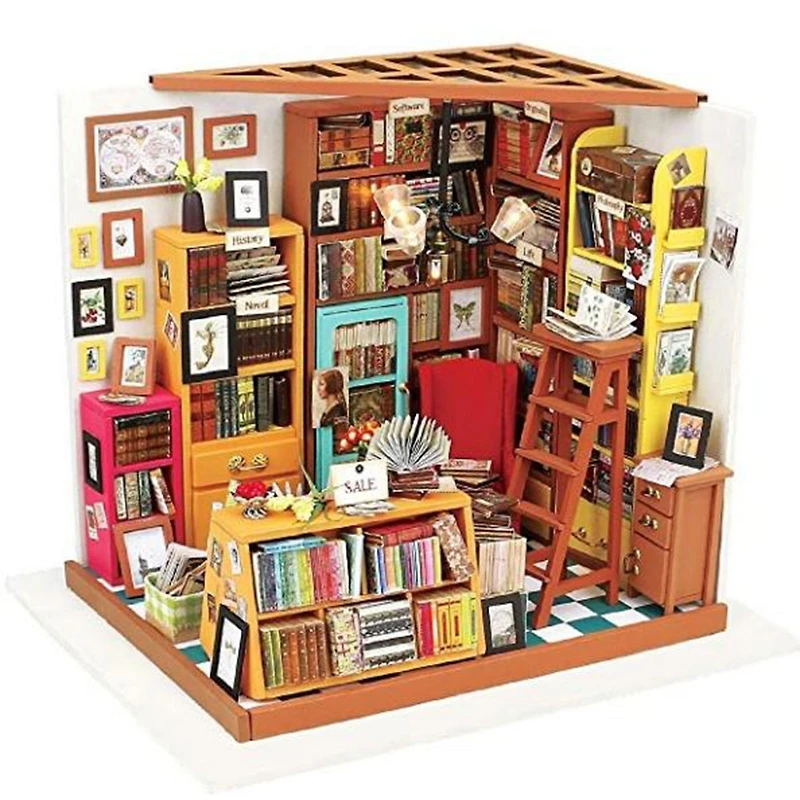 Mini maison DIY - La salle d'étude de Sam