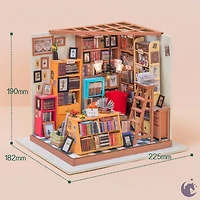 Mini maison DIY - La salle d'étude de Sam