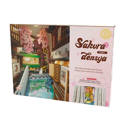Diorama serre-livres DIY - La rue du Japon