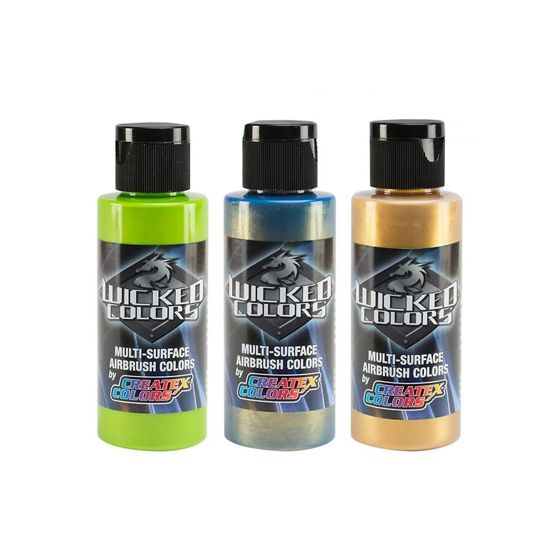 Wicked Airbrush Colors : Pearlescent & Metallic