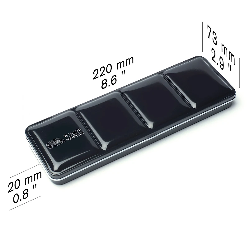 Professional Watercolour Travel Tin - 24 Half Pans