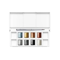 Cotman Metallic Watercolour Pocket Set - 8 Half Pans