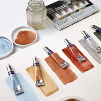 Ens. aquarelle métallique Cotman - 6 x 8 ml