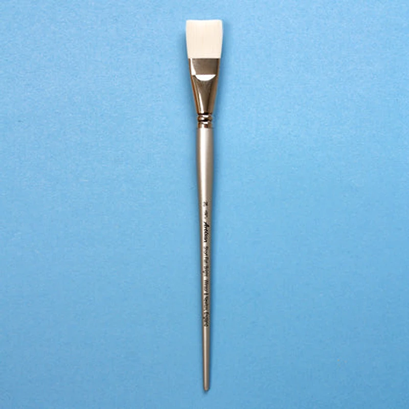 Artisan Water-Mixable Oil Colour Brush - Short Flat/Bright