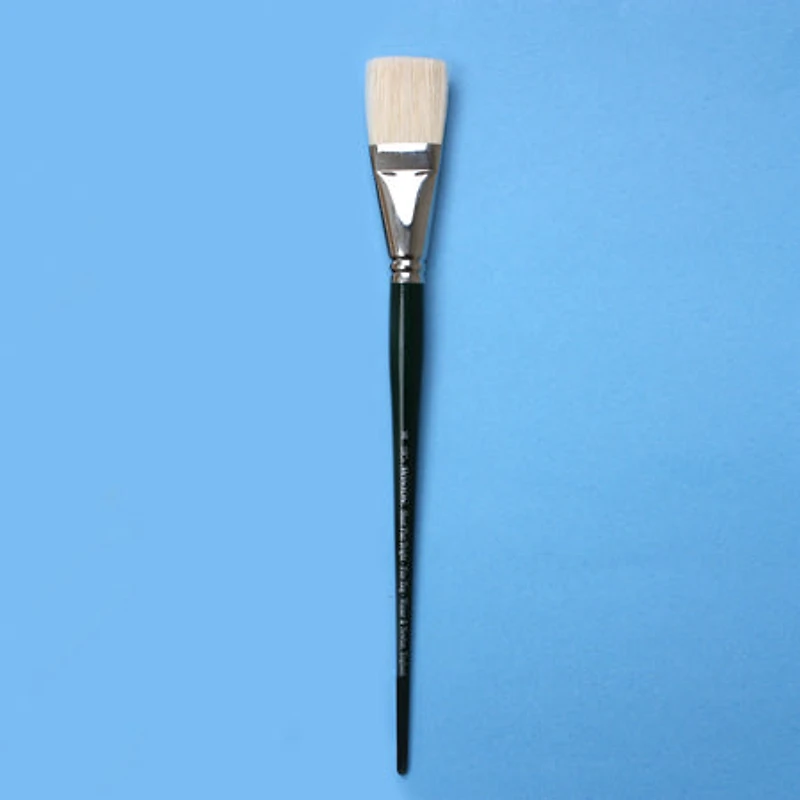 Hog bristles short flat paintbrush