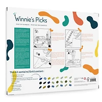 Paint by Numbers Kit - "Pink & Rose, Morris"
