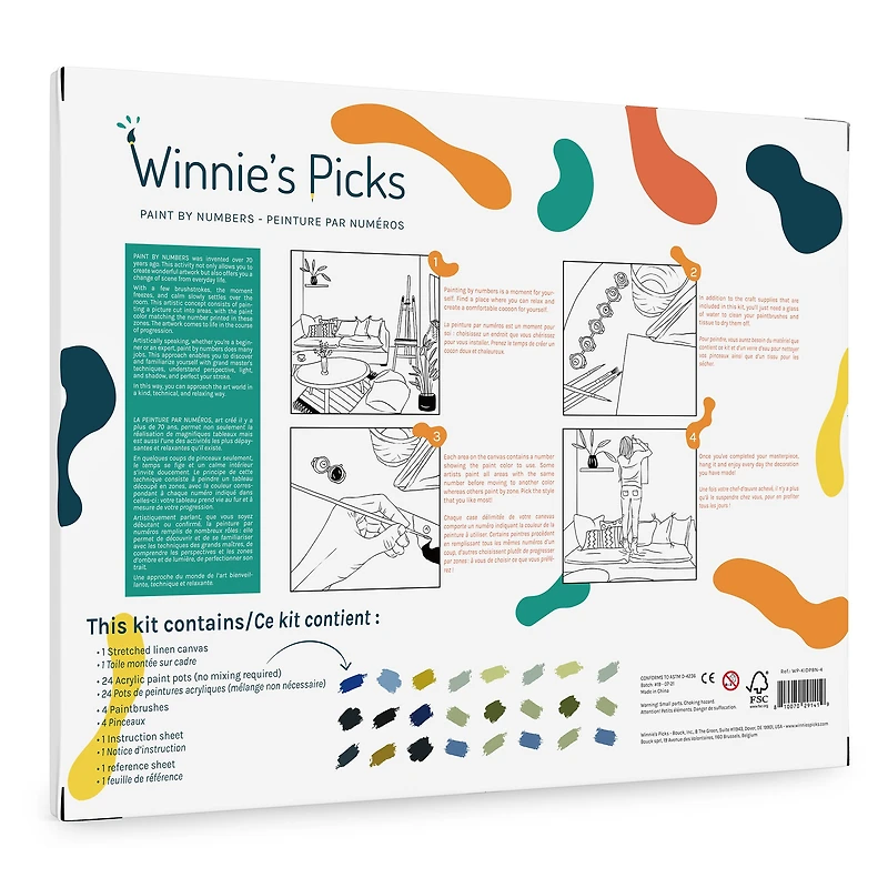 Paint by Numbers Kit - "Muscinae, Haeckel"