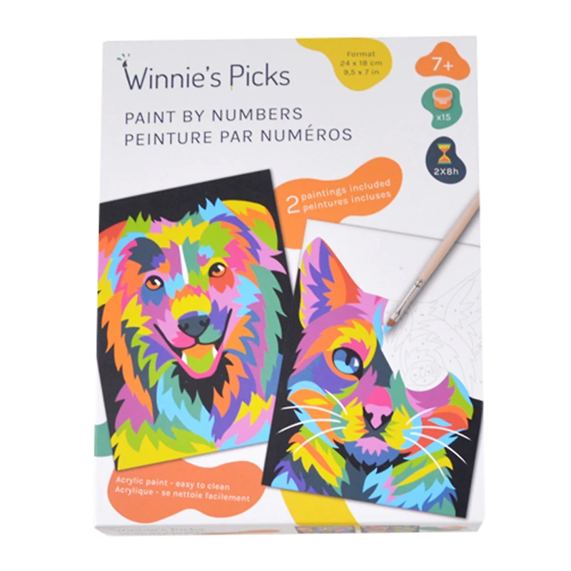 Kids Paint by Number Kit - Dog