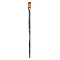 Long handled filbert paintbrush