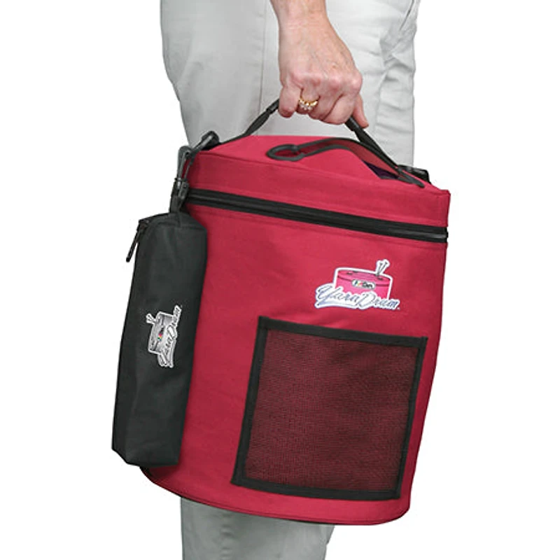 Sac de rangement pour tricot – Framboise