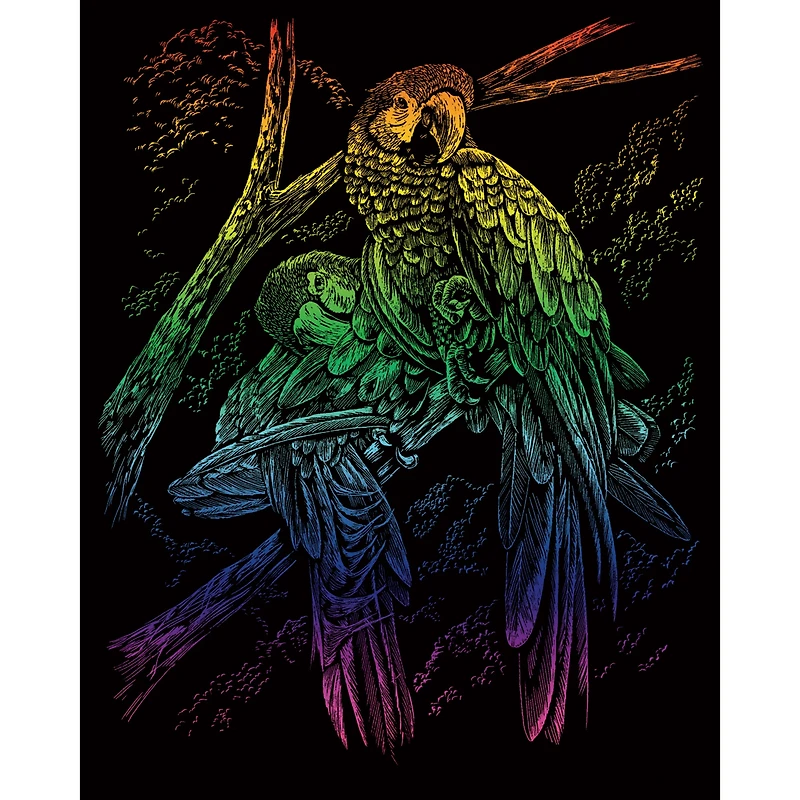Ensemble de gravure arc-en-ciel – Animaux