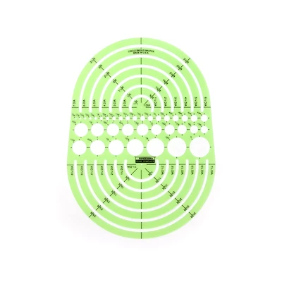 Gabarit rayons circulaires R142