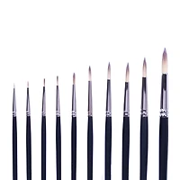 Snow Synthetic Round Paintbrush