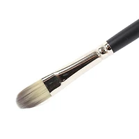 Synthetic hog's hair filbert paintbrush