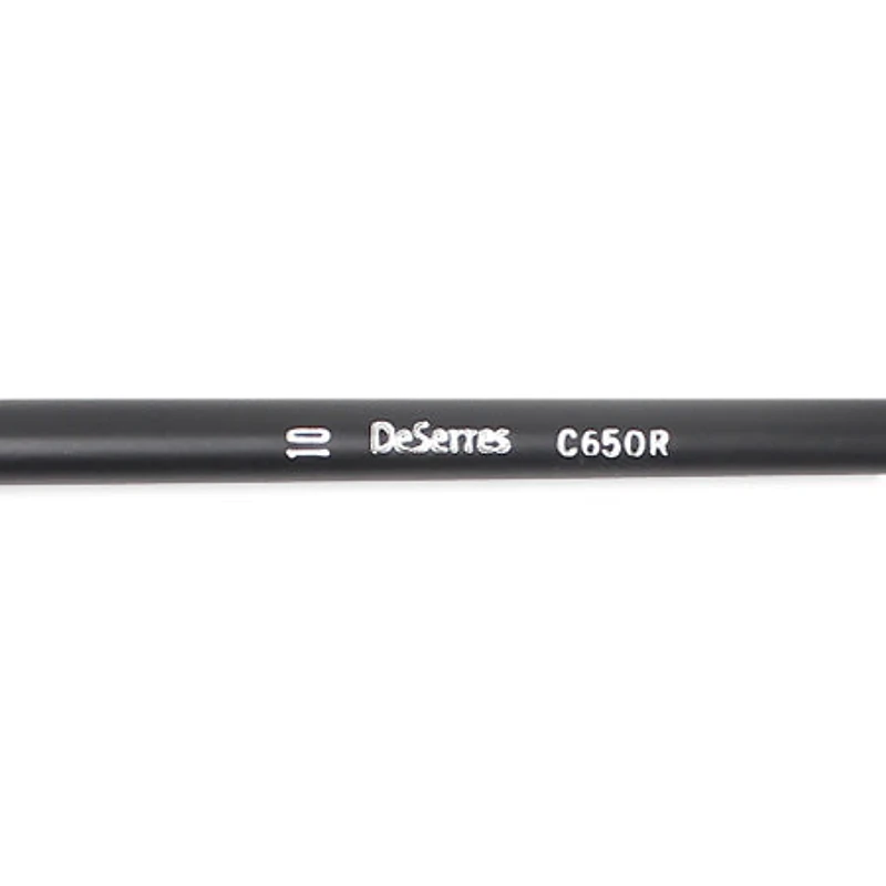 Synthetic hog's hair round paintbrush