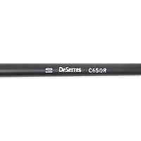Synthetic hog's hair round paintbrush