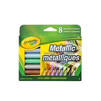 8-Pack Metallic Fine Line Markers