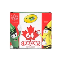 Boîte de 64 crayons de cire