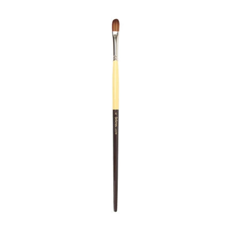 Filbert synthetic bristles paintbrush