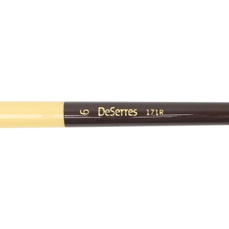 Bronze long-handled synthetic brush - Round