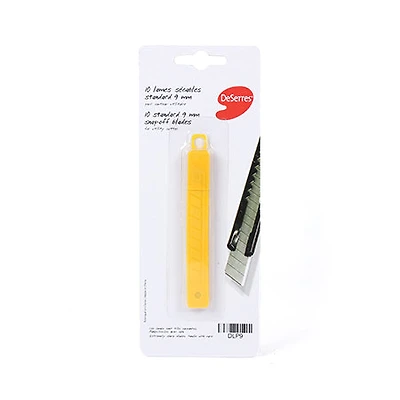 Package of 10 blades for DeSerres 9mm Utility Cutter