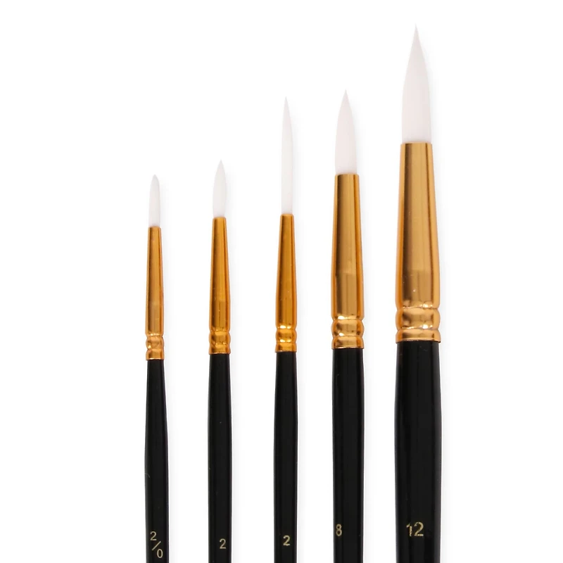 Set of 15 Synthetic Paintbrushes