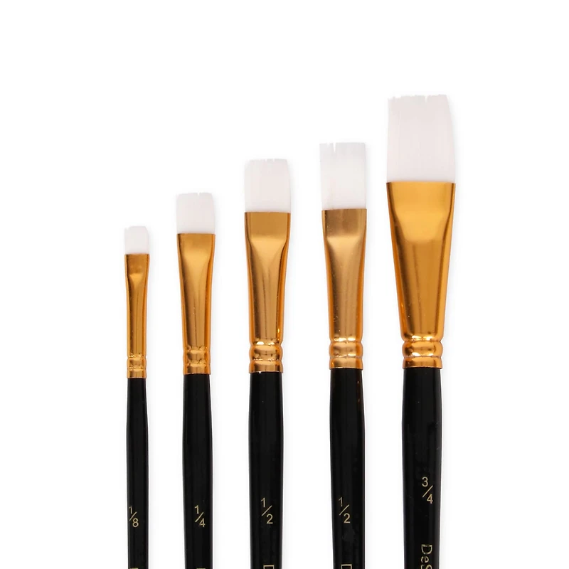Set of 15 Synthetic Paintbrushes
