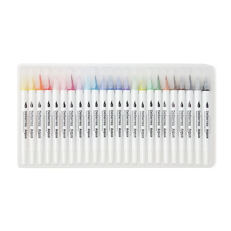 24-Pack Watercolour Maestro Markers Set - Basic Colours