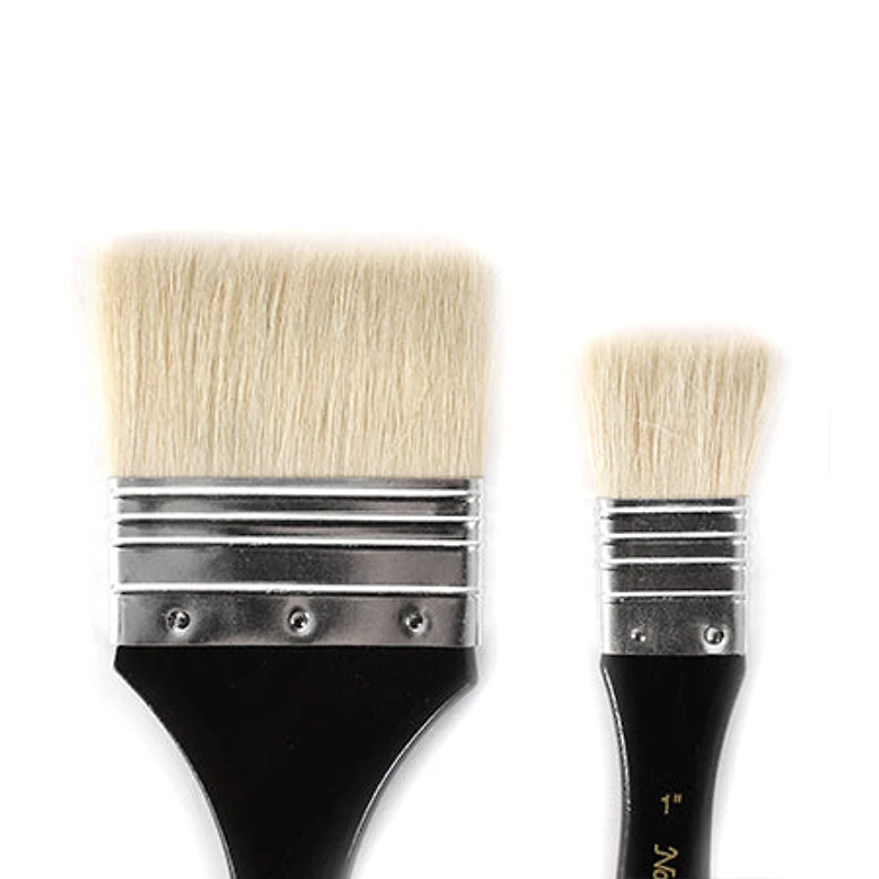 Goat bristles paintbrush