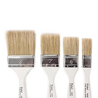 Flat hod bristles paintbrush