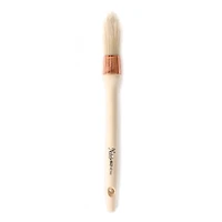 Paintbrush with hog bristles
