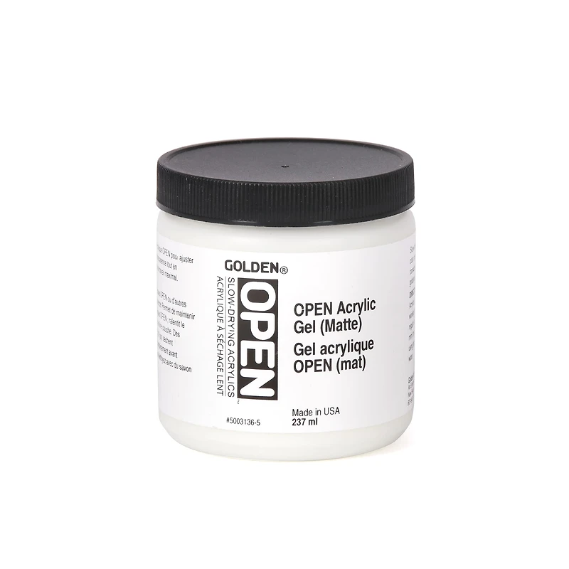 Golden Open 8 Oz Acrylic Gel Matte