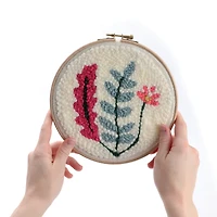 Coffret punch needle - végétal
