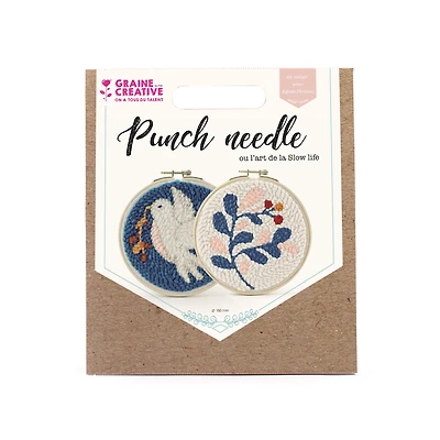 Punch needle diptych set