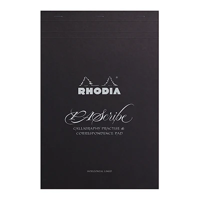 Rhodia Pascribe Calligraphy A4 Black Carb'On Book