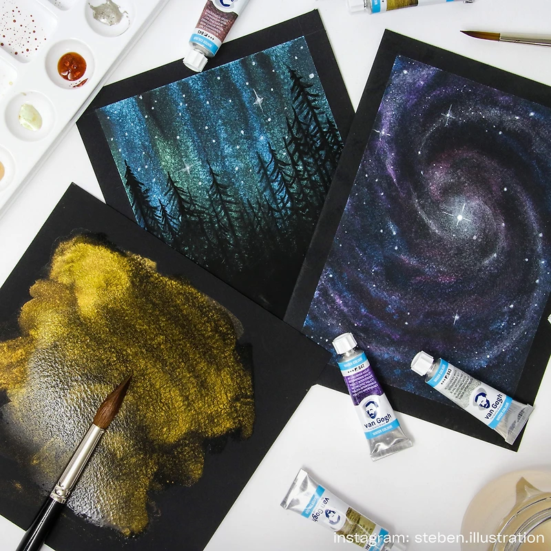 Stonehenge Aqua Paper - Black