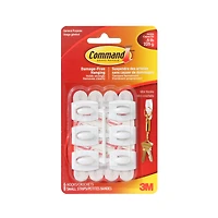 Pqt. 6 mini-crochets Command - blanc