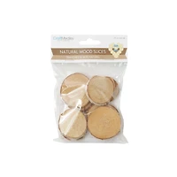 Tranches de bois naturel